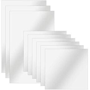 9 قطع من أوراق المرآة اللاصقة، 3 قطع مقاس 6 بوصة × 9 بوصة و6 قطع من أوراق المرايا المرنة مقاس 6 بوصة × 6 بوصة، ورقة مرآة بلاستيكية، عصا ذاتية اللصق على بلاط المرآة، قشرها والصقها، رائعة للحرف اليدوية وجدار المرآة in Kuwait