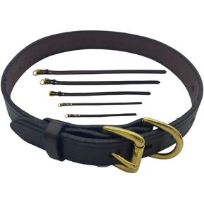 Ravenox Premium XS Black Latigo Leather Dog Collar: Amish-Crafted, Army-Instructor Designed, Durable & Flexible