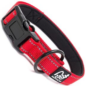 Happilax Dog Collar for Small Dogs Padded Adjustable Reflective with Pull Stop 11-13 in in Saudi Arabia