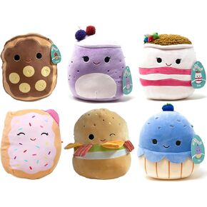 Squishmallow Official Kellytoy 5 inch Breakfast Squad Stuffed Plush Food Toy