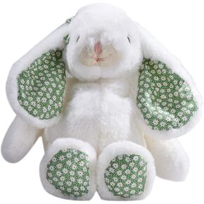Dilly dudu Blossom Bunny Rabbit Stuffed Animal Plush Toy Best Gifts 10-Inch (Cream)