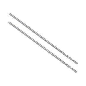 uxcell 0.75mm Solid Carbide Drill Bits Straight Shank for Stainless Steel Alloy Hard Steel, Hardened to 50 HRC, 2 Pcs