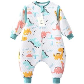 sojoXT Wearable Sleeping Blanket |100% Cotton | Walking Babies | TOG 1.5 | 3-Way Zipper System | Easy Diaper Change | Removable Arms