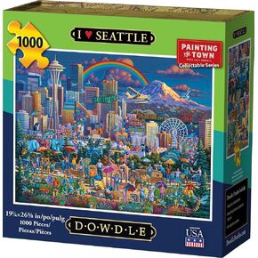 Dowdle Jigsaw Puzzle - I Love Seattle - 1000 Piece