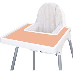 Baby High Chair Placemat for Antilop High Chair, Silicone Mat for Antilop Baby High Chair Tray Accessories, Finger Foods Placemat for Toddler and Babies Girls… (Light Green)