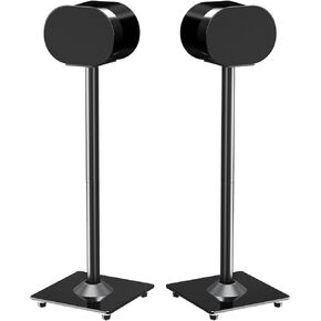 حامل مكبر صوت ELIVED لـ Sonos Era 300، حامل مكبر صوت بارتفاع 31.7 بوصة، يحمل كل منها ما يصل إلى 11 رطل، حامل مكبر صوت محيطي على الرف الأرضي، إدارة كابلات مدمجة، أسود، زوج واحد in Kuwait