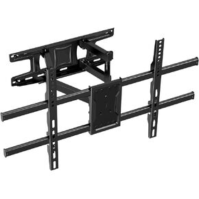 Full Motion TV Wall Mount Bracket Dual Articulating Arms Swivels Tilts Rotation for Most 37-75 Inch Flat Curved TVs,Holds up to 110lbs, Max VESA 684x400mm,Fits up to 16" Studs