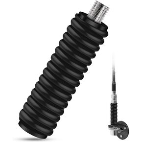 SS-3H CB Antenna Spring,Stainless Steel Heavy-Duty Antenna Mount Spring | Fits Mobile/in-Vehicle CB Radio Antenna Mounts up to 60 Inches Long with 3/8x24 Thread, Black in Saudi Arabia