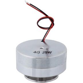 Walfront Resonance Speaker,1Pcs 50MM 2Inch All Frequency Resonance Speaker Vibration Strong Bass Louderspeaker for Equipment Sound Playback and Sound Expand (4Ω,25W) (1)