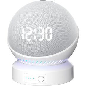 Battery Base for D0/t 4th & 5th Generation Portable D0/t 5TH Gen and Google Nest WiFi Battery Base Stand, Not Including The Speaker (White)