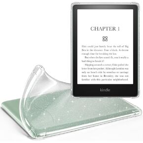 iDLEHANDS Clear Case for 7" All-New Kindle Paperwhite 12th Gen 2024 & Kindle Colorsoft Signature Edition 2024 Release (7") - Ultra Slim Soft TPU Transparent Cover & Lightweight, Clear