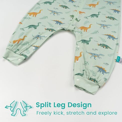 LILBESTIE Bamboo Toddler Sleep Sack with Feet, 0.5 TOG Sleep Sack with Legs, Muslin Sleep Sack 2-3T Sleep Bag Walker, Fox in Kuwait