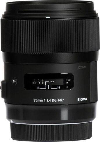Sigma 35mm f/1.4 DG HSM Art Lens (for Canon DSLR Camera) Bundle Includes Manufacturer Accessories + Sunshine Photo Basic Bundle... in Saudi Arabia