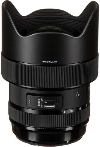 Sigma 14-24mm F2.8 DG HSM, Black for Canon with Sunshine Photo Basic Accessories Bundle ... in Saudi Arabia
