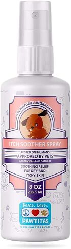 Pawtitas Itch Soother Dog Balm Relief from itching Skin, Flaky, Dry Coat, Hotspot, Rash and Damaged Skin Made with Organic Almond and Goldenseal Provide Instant Calmness for Your Puppy Can 1.75 OZ in Saudi Arabia