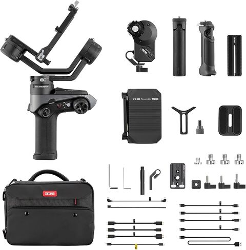 Zhiyun Weebill 2 Pro، مثبت انحراف محمول ثلاثي المحاور لكاميرات DSLR والكاميرات غير المرآة ومثبت فيديو احترافي متوافق مع Sony Nikon Canon Panasonic LUMIX in Saudi Arabia