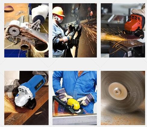 10 Pack 4 1/2 inch x 7/8 Inch Flap Disc Angle Grinder Sanding Disc 60 Grit Flap Sanding Disc for Sanding, Stock and Rust Removal, Finishing, Grinding, Deburring in Saudi Arabia