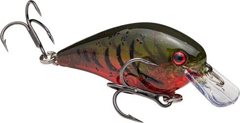 Strike King (HCKVDS1.0-468) KVD Square Bill 1.0 Fishing Lure, 468 - Phantom Watermelon Seed Red Craw, 1/4 oz, Unique Action in Saudi Arabia