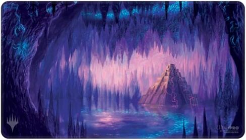 Ultra PRO - MTG The Lost Caverns of Ixalan Cavern of Souls مفرش لعب مخيط باللون الأبيض للسحر: The Gathering يستخدم كلوحة ماوس كبيرة الحجم، مفرش مكتب، مفرش لعب للألعاب، مفرش لعب لبطاقات TCG، بطاقات حماية in Saudi Arabia