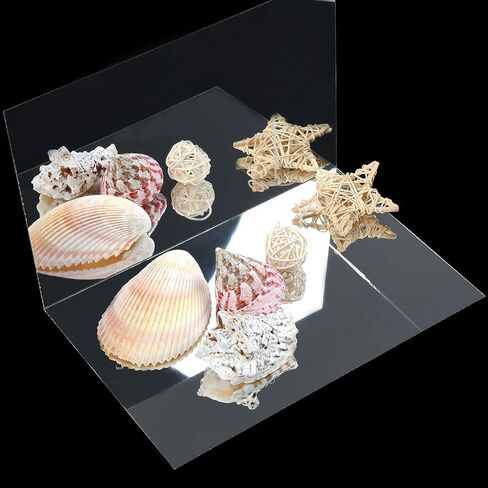 9 قطع من أوراق المرآة اللاصقة، 3 قطع مقاس 6 بوصة × 9 بوصة و6 قطع من أوراق المرايا المرنة مقاس 6 بوصة × 6 بوصة، ورقة مرآة بلاستيكية، عصا ذاتية اللصق على بلاط المرآة، قشرها والصقها، رائعة للحرف اليدوية وجدار المرآة in Kuwait