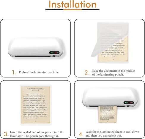 TYH Supplies 8.5 x 11 Inch, Letter Size, 3 Mil Clear Hot Glossy Thermal Laminating Pouches Lamination Sheet Laminator Pockets (200 Pack) in Saudi Arabia