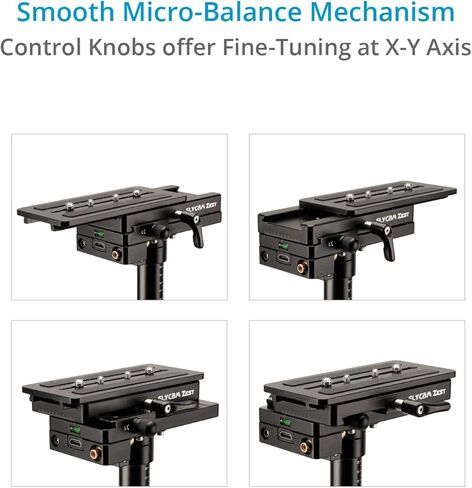 مثبت كاميرا الفيديو Flycam Zest Pro مع المراقبة المتكاملة ووصلات الطاقة | جبل الذهب (ST-ZEST-PRO-01) in Kuwait