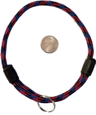 National Leash Thin Mountain Rope Dog ID Collar - Racer Red - Medium - The Original Snickers Collar in Saudi Arabia