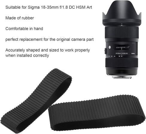 2 قطعة عدسة الكاميرا التركيز حلقة مطاطية التكبير حلقة مطاطية لسيجما 18-35 مللي متر F/1.8 DC HSM Art ، مع أداء أصلي وموثوق ، منتج طرف ثالث in Kuwait