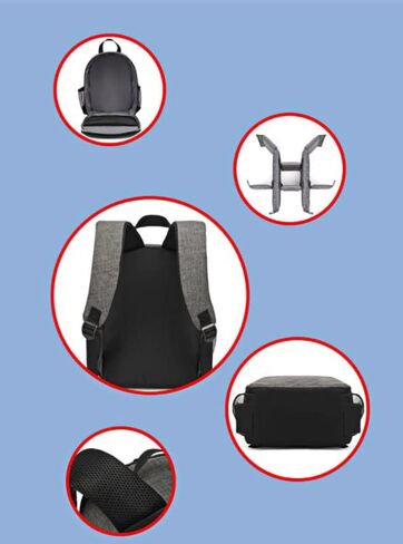 YOVECATHOU Camera Backpack Waterproof Camera Bag Large Capacity Camera Case For Men Women (Grey) in Saudi Arabia