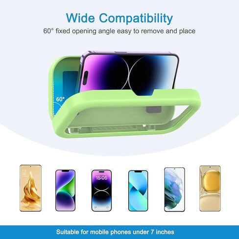 حامل هاتف دش مقاوم للماء من AMIR، جراب هاتف دش يدور 360 درجة، ملحقات دش تدور 360 درجة، شاشة لمس عالية الحساسية مضادة للضباب للمطبخ، حوض استحمام الحمام، متوافق مع هواتف 4-7 بوصة in Kuwait