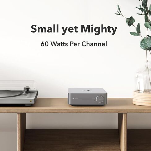 WiiM Amp: مضخم دفق متعدد الغرف مع AirPlay 2 وChromecast وHDMI والتحكم الصوتي | قم ببث Spotify وAmazon Music وTidal والمزيد | جهاز التحكم عن بعد متضمن | فضاء رمادي in Kuwait