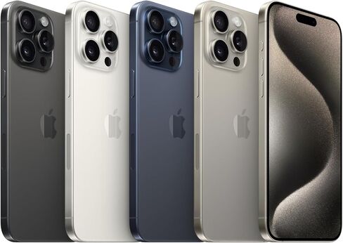 Apple iPhone 15 Pro Max (256 GB) - Natural Titanium | [Locked] | Boost Infinite plan required starting at $60/mo. | Unlimited Wireless | No trade-in needed to start | Get the latest iPhone every year in Saudi Arabia