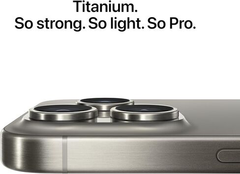 Apple iPhone 15 Pro Max (256 GB) - Natural Titanium | [Locked] | Boost Infinite plan required starting at $60/mo. | Unlimited Wireless | No trade-in needed to start | Get the latest iPhone every year in Saudi Arabia