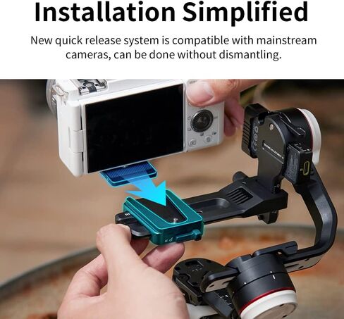 Zhiyun Crane M3S Handheld Gimbal 3-Axis Stabilizer All in One Design for Mirrorless Cameras Like Sony,Canon,Smartphone Like iPhone,Sumsung,Action Cameras Like Gopro (Crane M3 Upgrade Version in 2023) in Saudi Arabia