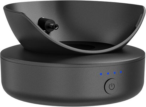 قاعدة بطارية PlusAcc لـ P○p - حامل شاحن محمول بقدرة 5000 مللي أمبير في الساعة، وقت تشغيل 9 ساعات، بدون صوت مكتوم، قاعدة شحن قابلة لإعادة الشحن لـ P○p (أسود) in Kuwait