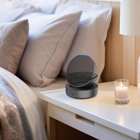 قاعدة بطارية PlusAcc لـ P○p - حامل شاحن محمول بقدرة 5000 مللي أمبير في الساعة، وقت تشغيل 9 ساعات، بدون صوت مكتوم، قاعدة شحن قابلة لإعادة الشحن لـ P○p (أسود) in Kuwait