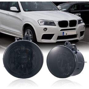 Fog lights for BMW X1 F48 F49 2016-2019 X2 F39 2018-2021 X3 F25 2011-2017 w/o Adaptive Headlamps X4 F26 2015-2018 X5 F15 2014-2015 X6 F16 2015 1 Pair Clear