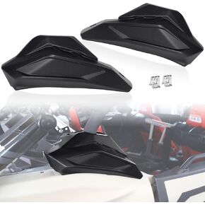 Rear Cage Trim Cover Compatible with 2017-2024 Can Am Maverick X3/ X3 Max Accessories, C Pillar Protection Plate Guard Replacement for 705010335,705010336 (1 Pair)