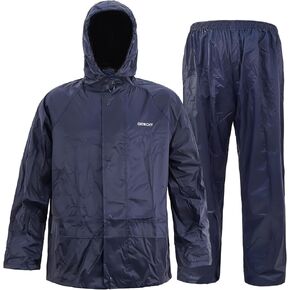 Raincoat Suit Outdoor Waterproof Breathable High Reflective High Performance Durable Rain Gear Hooded Jacket