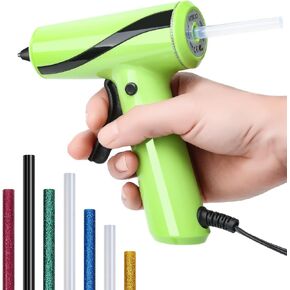 Hot Glue Gun with 30 Pcs Glue Gun Sticks - Fast Preheating Glue Gun and Sticks Set with 30 PCS Glue Sticks (0.27 X 5.9 inch) Anti-Drip Nozzle Mini Glue Gun Kit for School Crafts DIY Arts Home Repairs