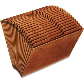 Universal Expanding Files, 21 Sections, 1/21-Cut Tabs, Letter Size, Redrope