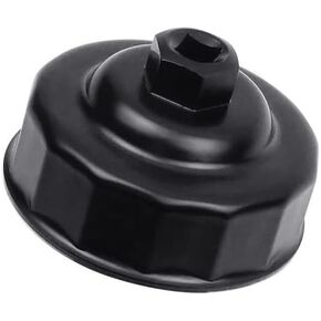 75.6mm 14Flutes Oil Filter Wrench for Mazda,Ford,Toyota,Mazda3,Mazda5,Mazda6,Ford Fusion,Mercury Milan. Oil Filter Cap Socket Removal Tool