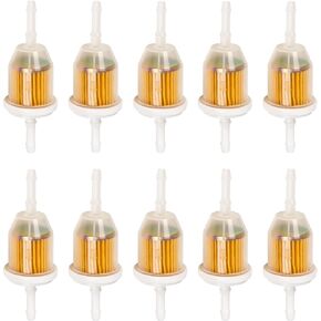 BlueStars AM116304 Fuel Filter 25 050 22-S - For 1/4" and 5/16" Fuel Line Kohler 25 050 03-S 25 050 08-S John Deere GY20709 Gravely 21541500 - Replaces 71-5960 120-436 38666 149-2206-01 - Pack of 10