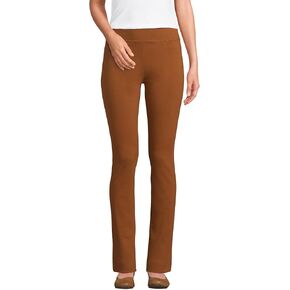 Lands' End Womens Starfish Slim Leg Pants Black Tall Large