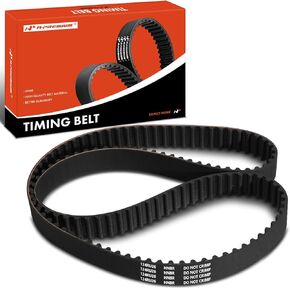 A-Premium Engine Timing Belt Compatible with Honda Civic 1999-2000 1.6L, Civic del Sol 1994-1997 1.6L & Acura Integra 1992-1993 1.7L - Replace# 14400PR3004