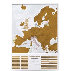 Scratch Off Map Of Europe – Color Europe Wall Map – Scratch Off – 23 x 33