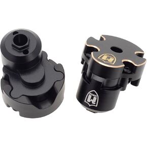 غطاء البوابة الخلفية من النحاس MEUS RACING 47.5g Ascent 18 لأجزاء ترقية Redcat Ascent-18 1/18 RC، 23.75 جم/قطعة (غطاء البوابة الخلفية)