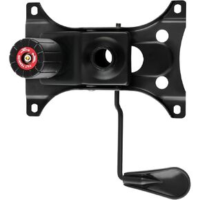 500Lbs Office Chair Replacement Parts, w/ 6'' x 10.2" Mounting Holes Chair Base Heavy Duty Plate Swivel Tilt Control Seat Mechanism for Executive and Gaming Chair