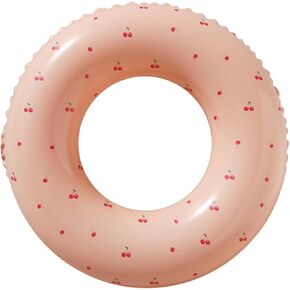 Swimming Pool Floats for Kids Ages 5-10, Inflatable Tubes With Simple Stripes, Cute Swim Rings, Floaties Water Toys for Beach Party in Kuwait