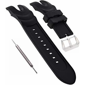 Replacement Rubber Silicone Watch Band/Strap for 26mm Invicta Watch Strap Compatible with Invicta Reserve Collection Venom Watch